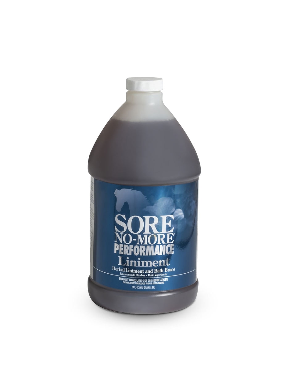 Sore No-More Liniment from Arenus - herbal liniment and bath brace for horses