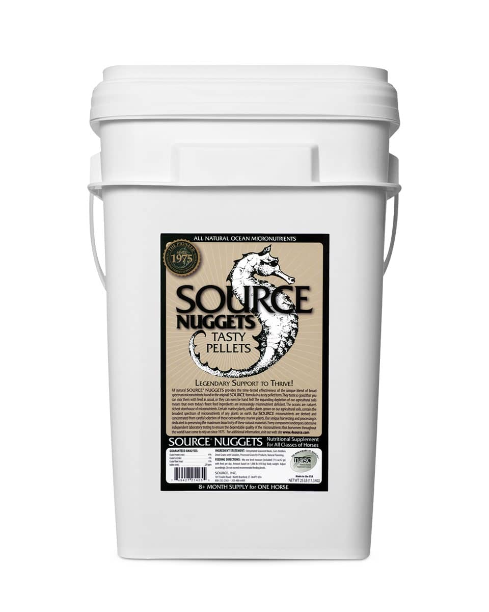 Source Nuggets Skin, Coat, and Hoof Care Pellets Horse Supplement