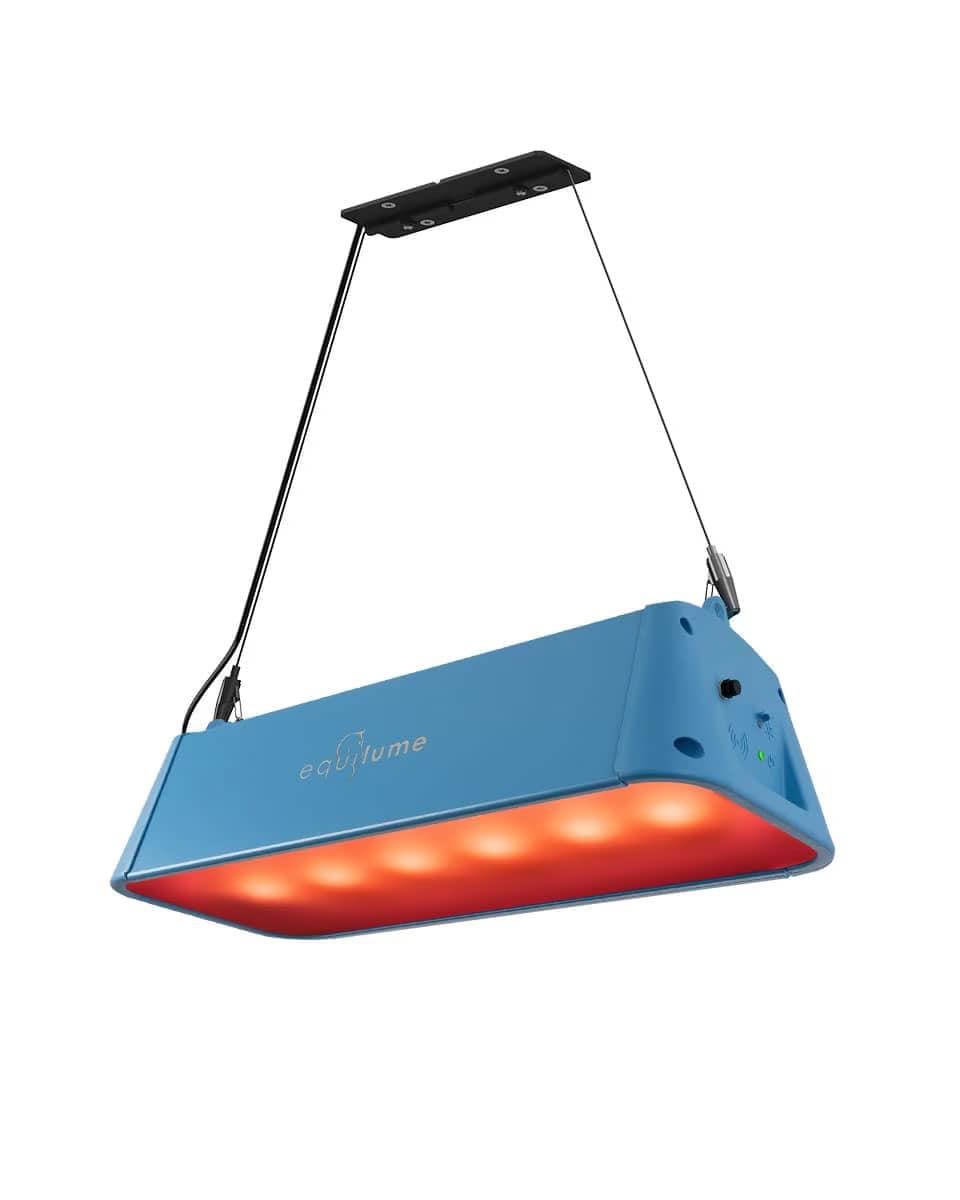 Equilume Stable Light with soft red light at night