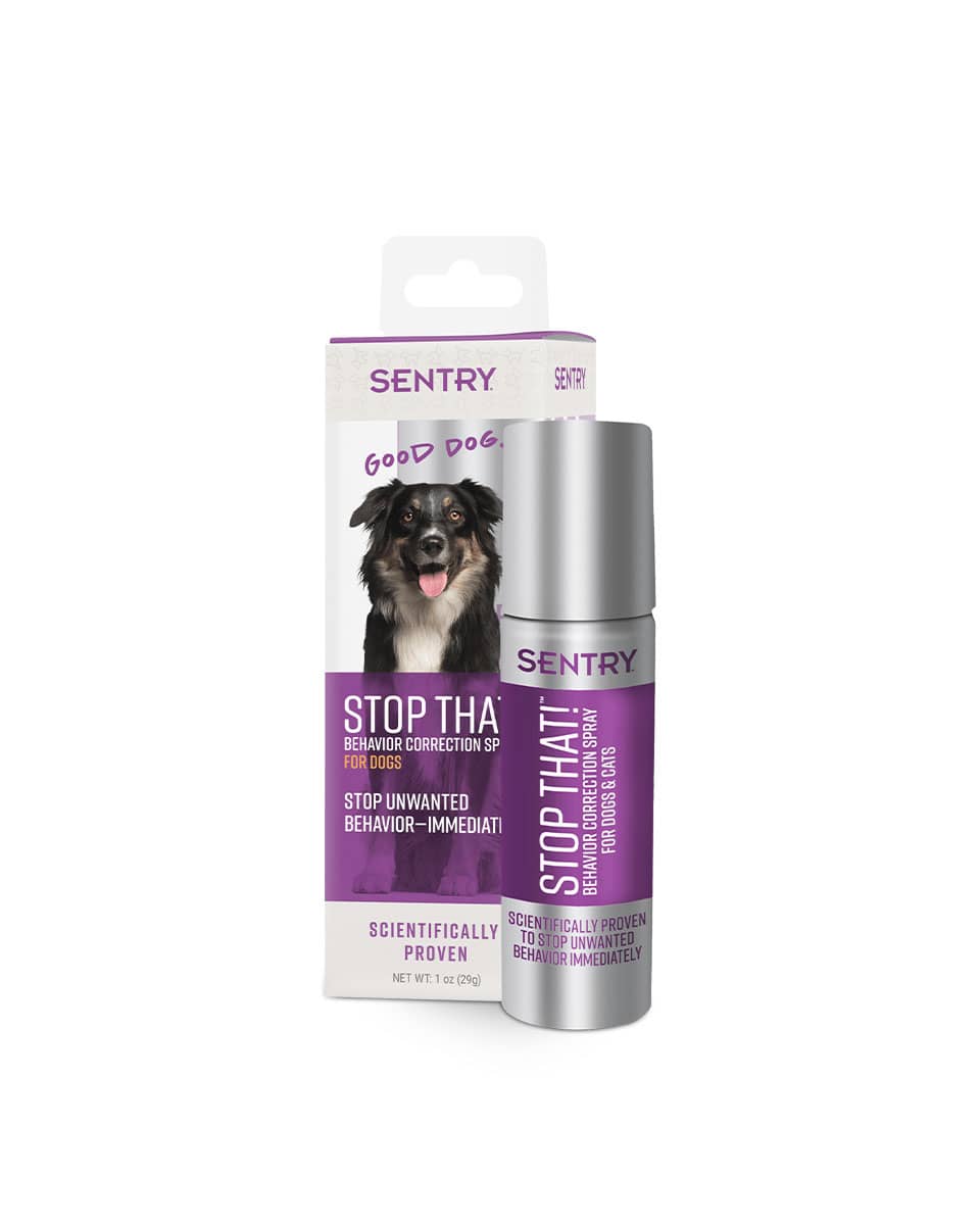 Sentry Stop That! Noise and Pheromone Spray for dogs