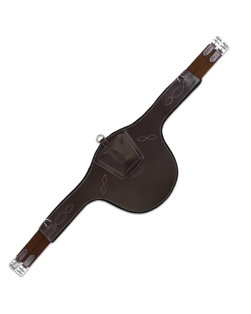 Jake Adams Equestrian Anatomic Stud Belly Guard Girth with MotionFoam Liner