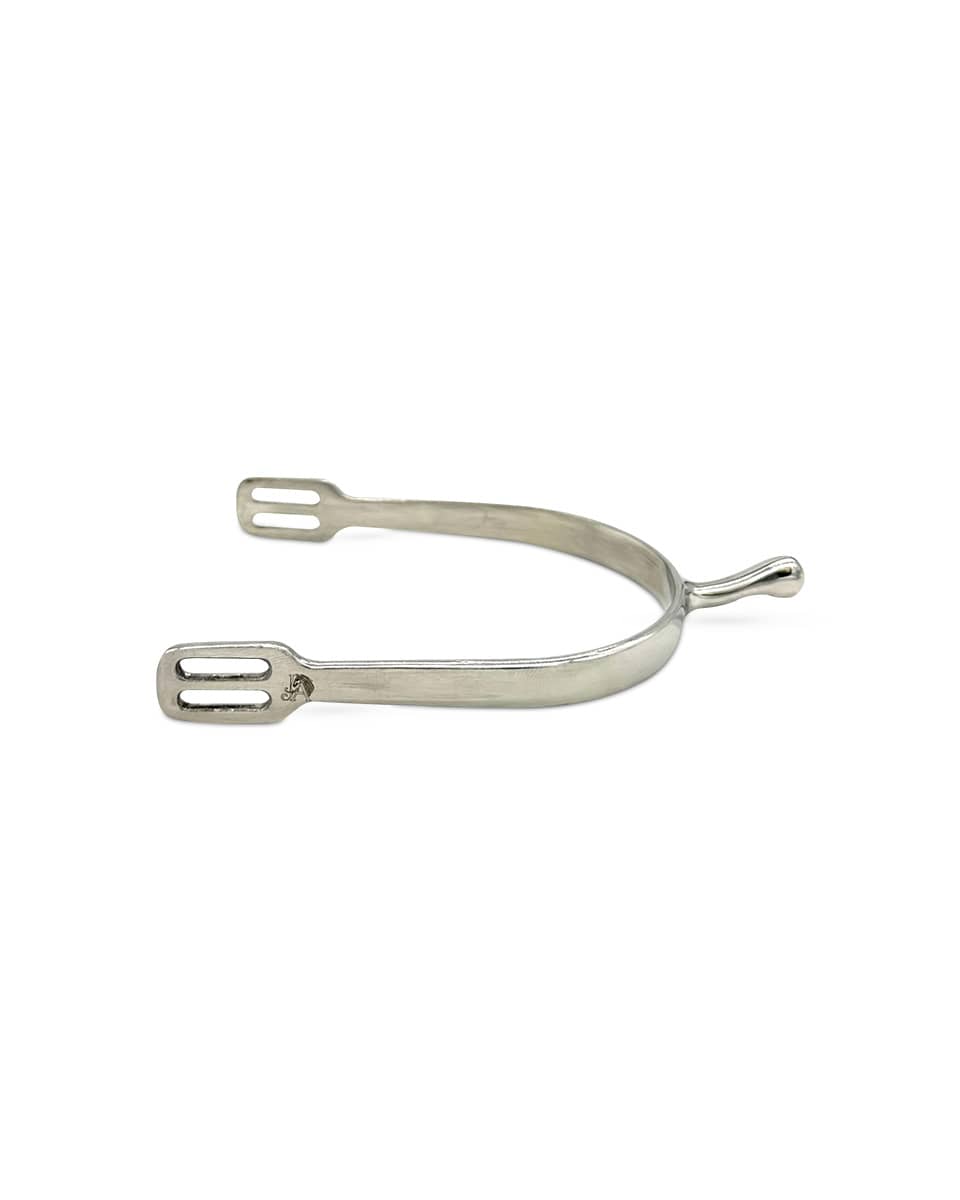 Jake Adams Equestrian Swan Neck Spurs - Medium