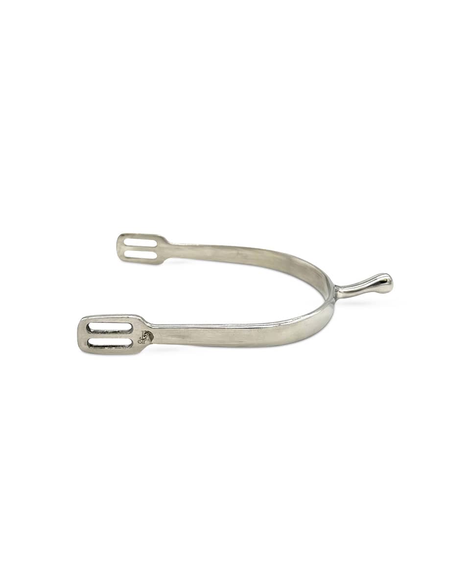 Jake Adams Equestrian Swan Neck Spurs - Long
