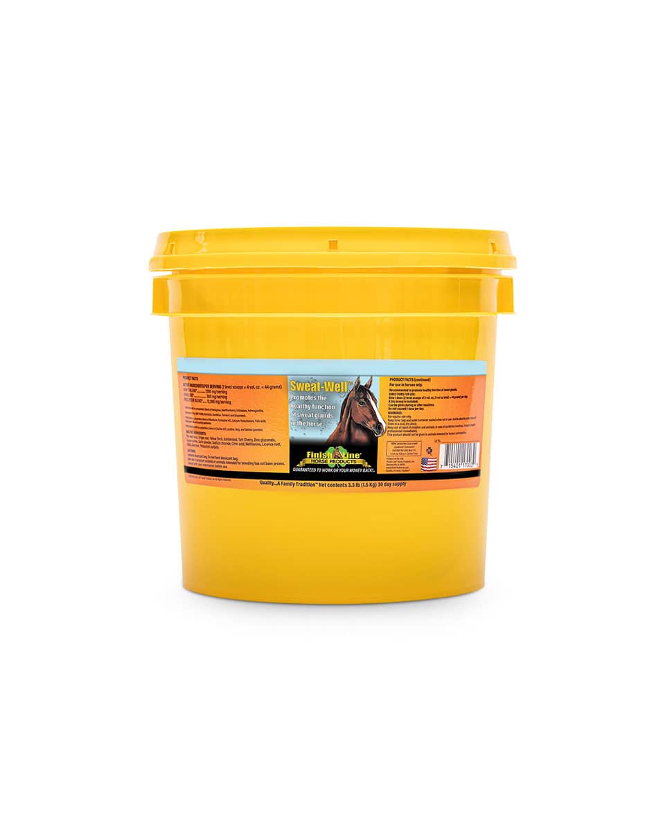 Finish Line Sweat-Well non-sweating horse supplement