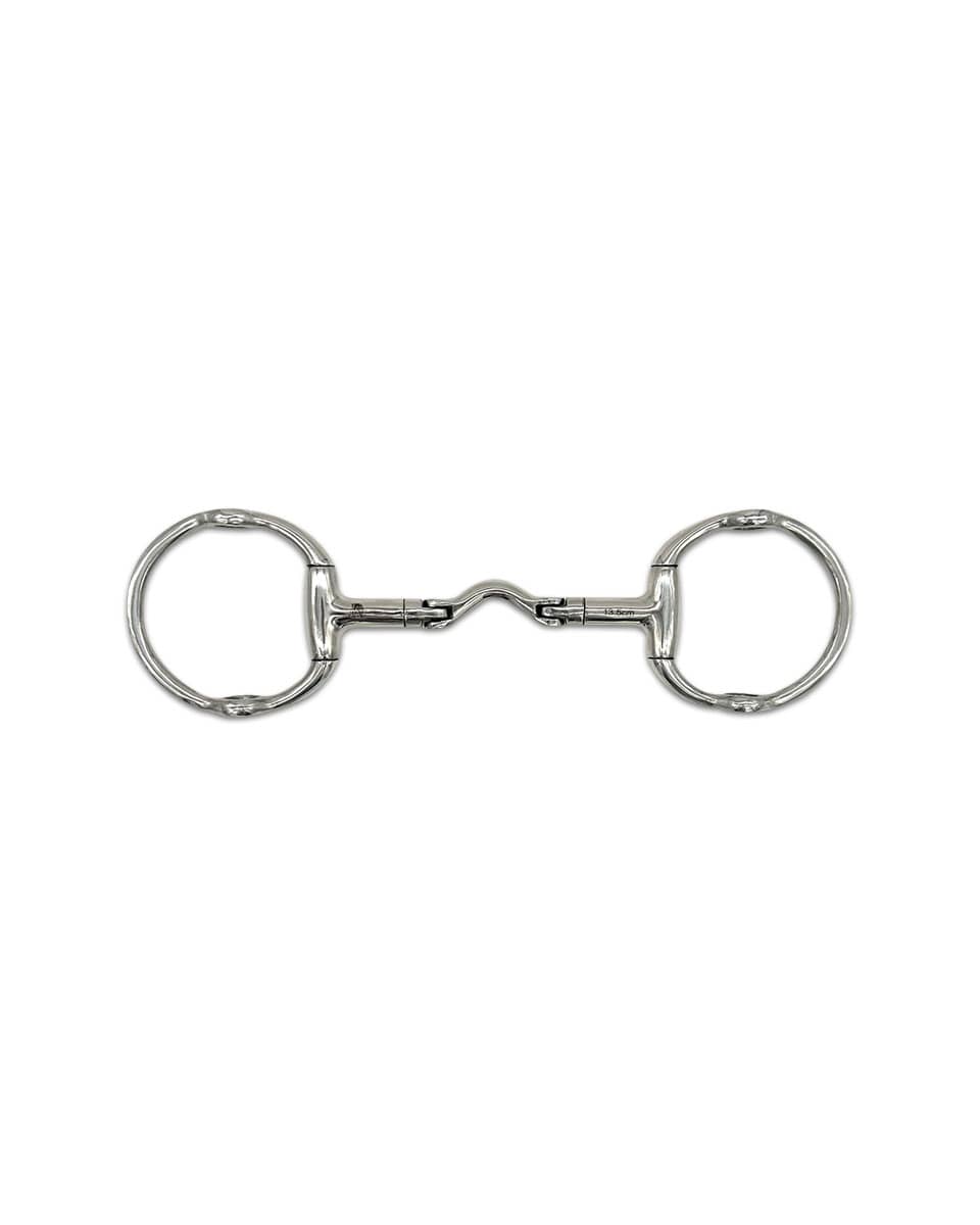 Swivel Port Hinge Fixed Gag Bit by Jake Adams Equestrian