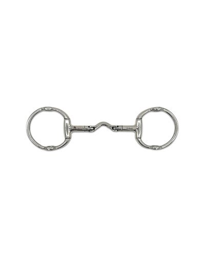 Swivel Port Hinge Fixed Gag Bit by Jake Adams Equestrian