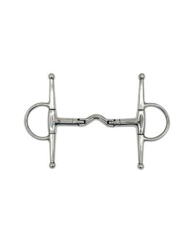 Swivel Port Hinge Full Cheek Bit by Jake Adams Equestrian