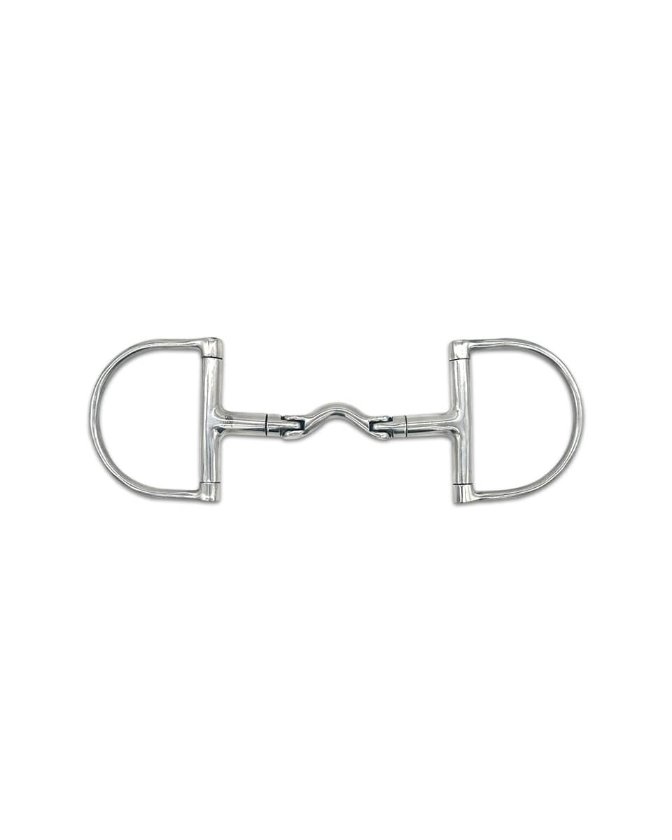 Swivel Port Hinge D-Ring Bit by Jake Adams Equestrian