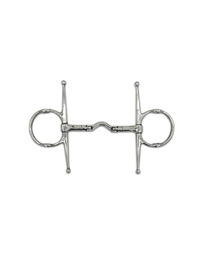 Swivel Port Hinge Nelson Gag Bit by Jake Adams Equestrian