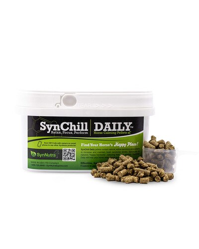 SynChill Daily Pellets calming supplement for horses