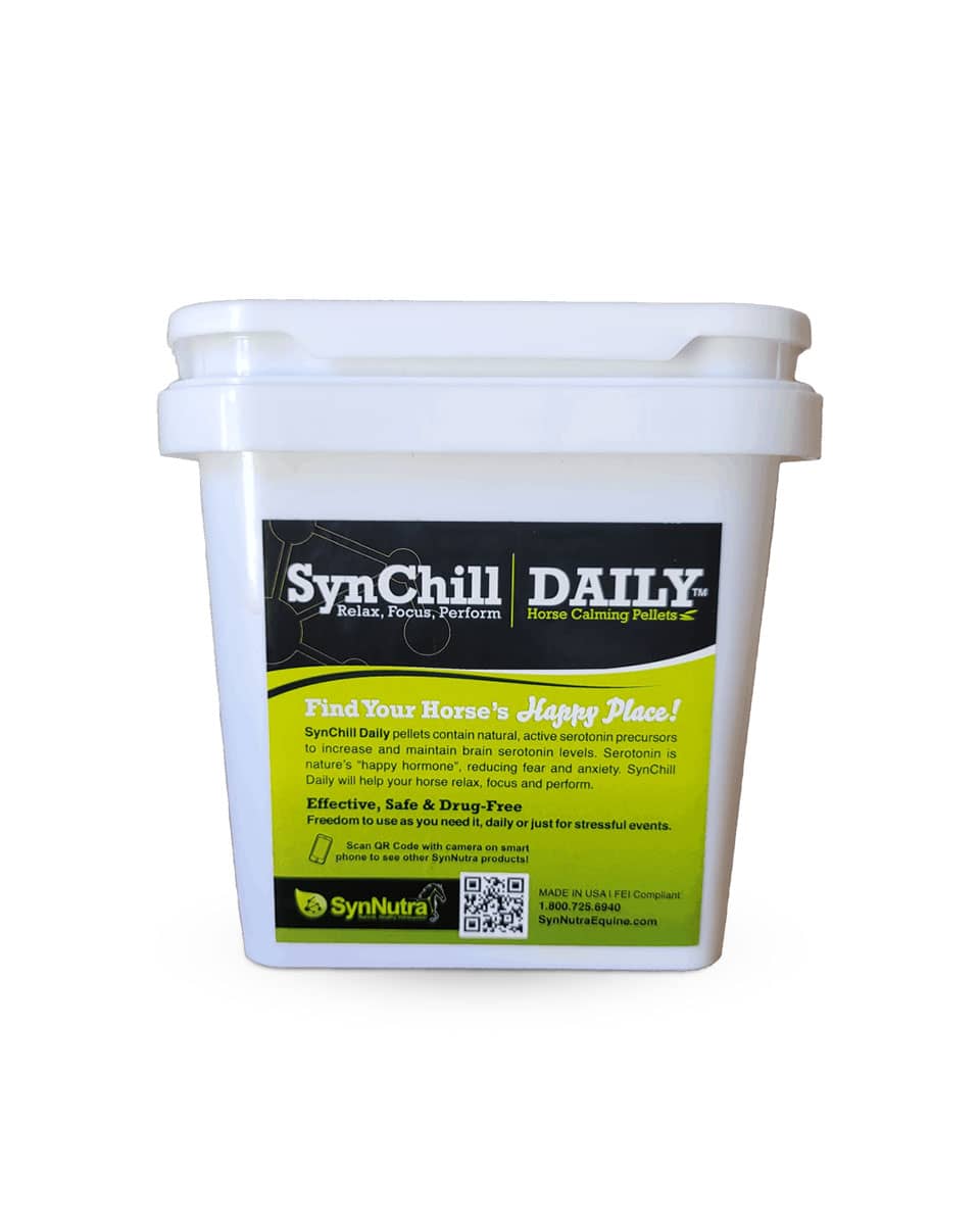 SynChill Daily Pellets calming supplement for horses