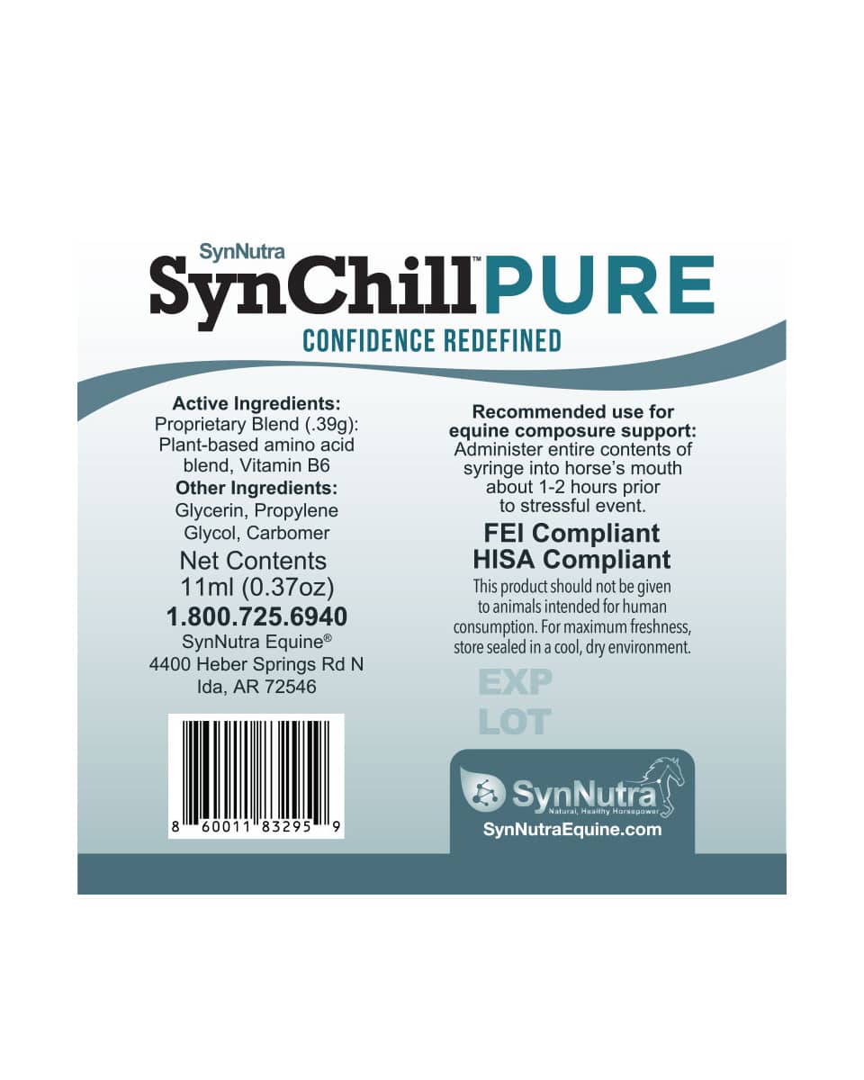 SynNutra SynChill Pure Label