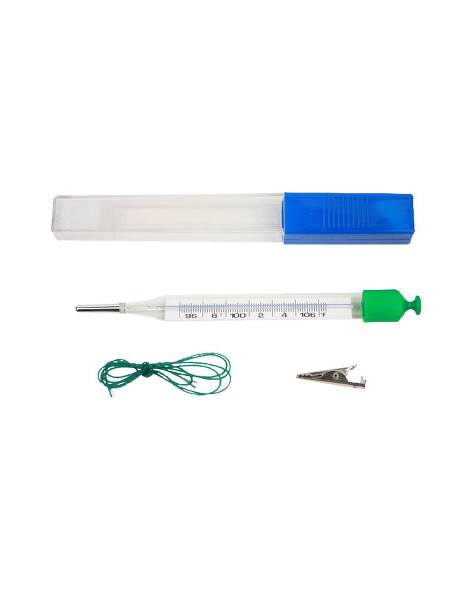 Thermometer with Case and Clip