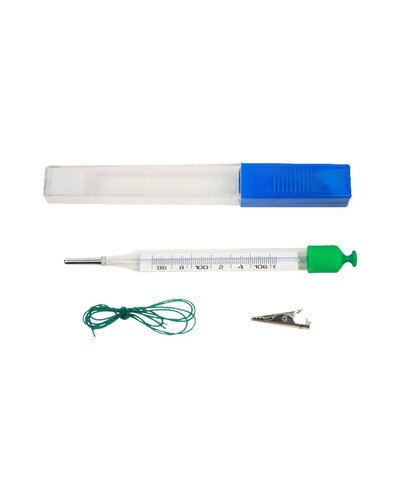 Thermometer with Case and Clip