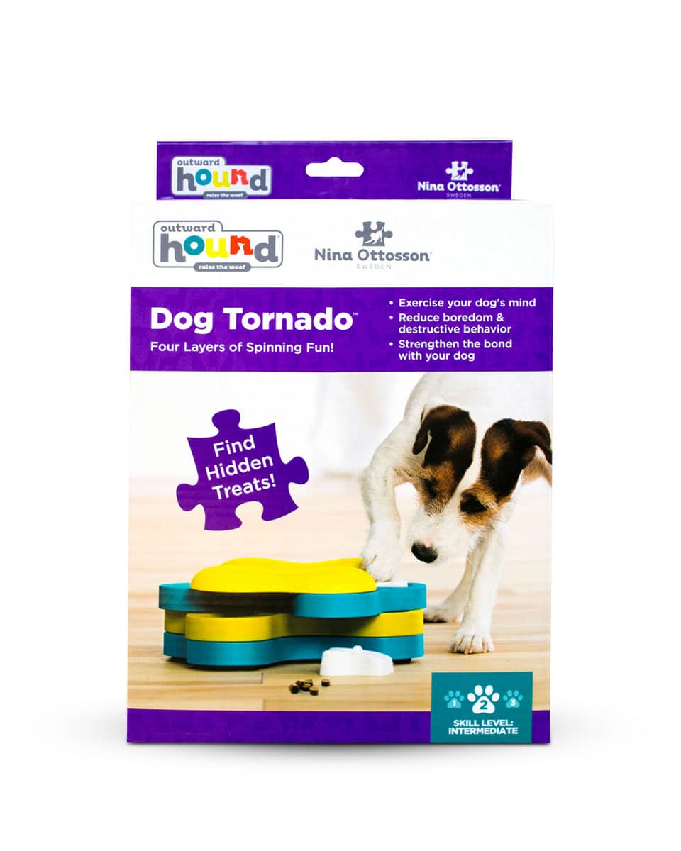 Tornado Interactive Puzzle Dog Toy from Nina Ottosson