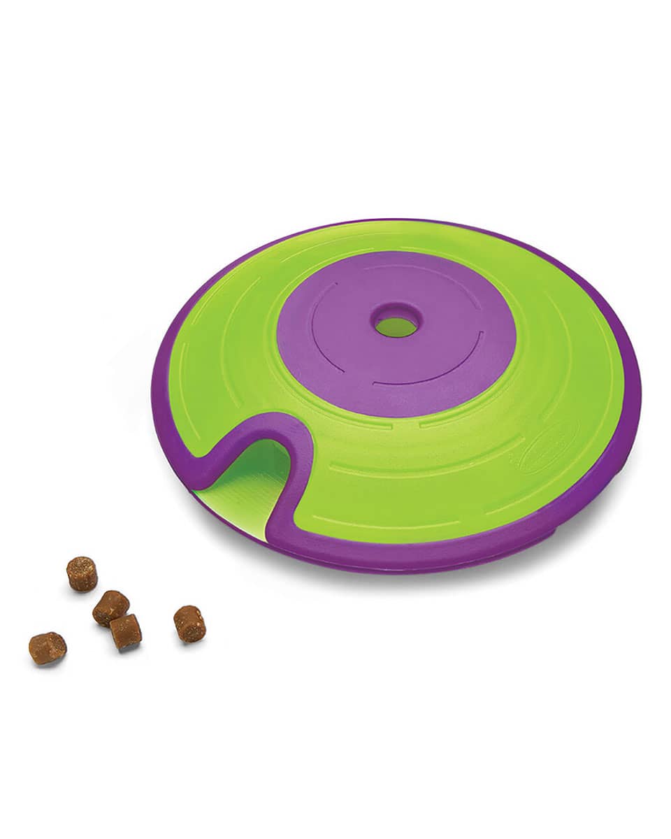 Puppy Hide N' Slide Interactive Treat Puzzle Dog Toy, Green