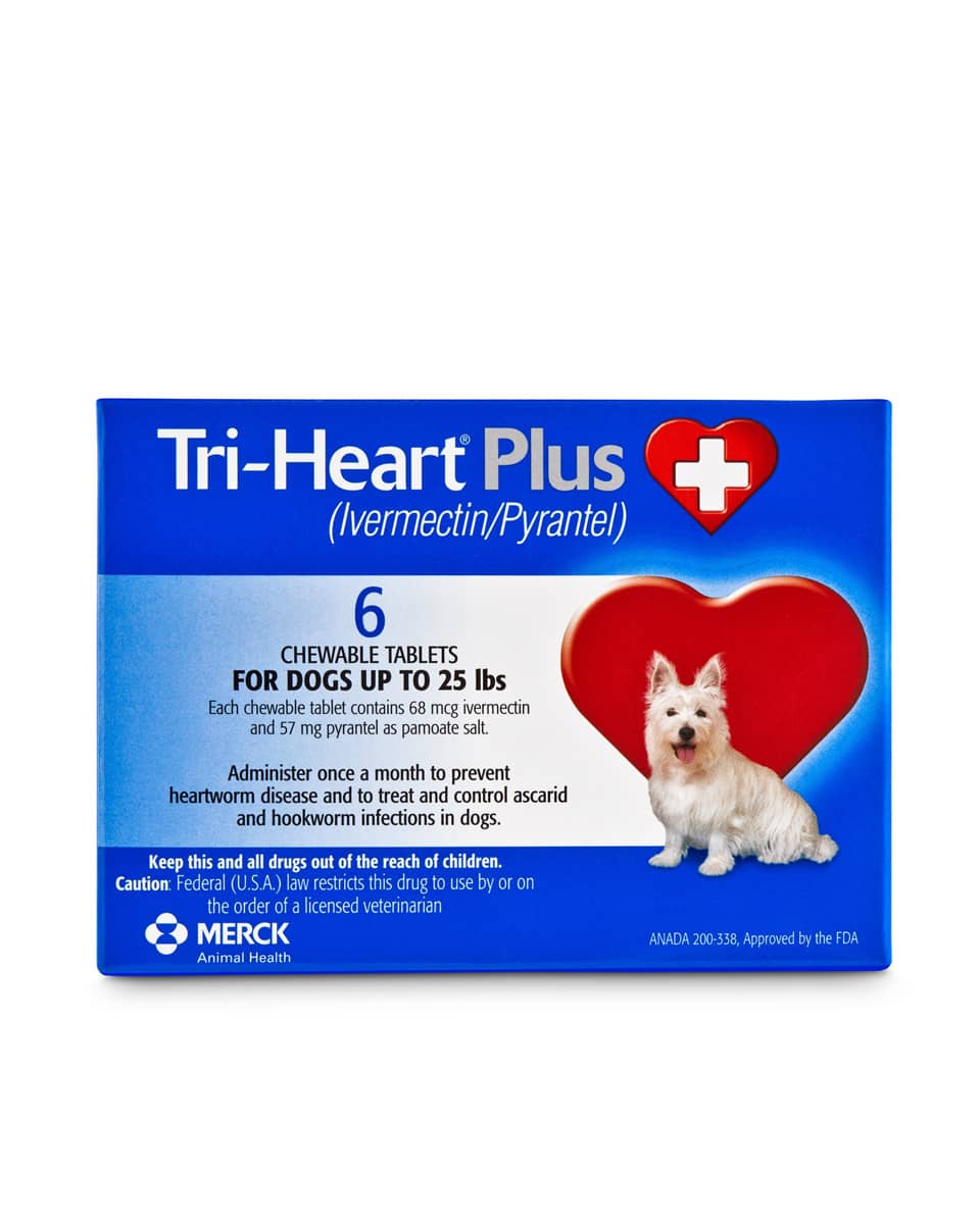 Tri Heart Plus Chewable Tablets Merck FarmVet