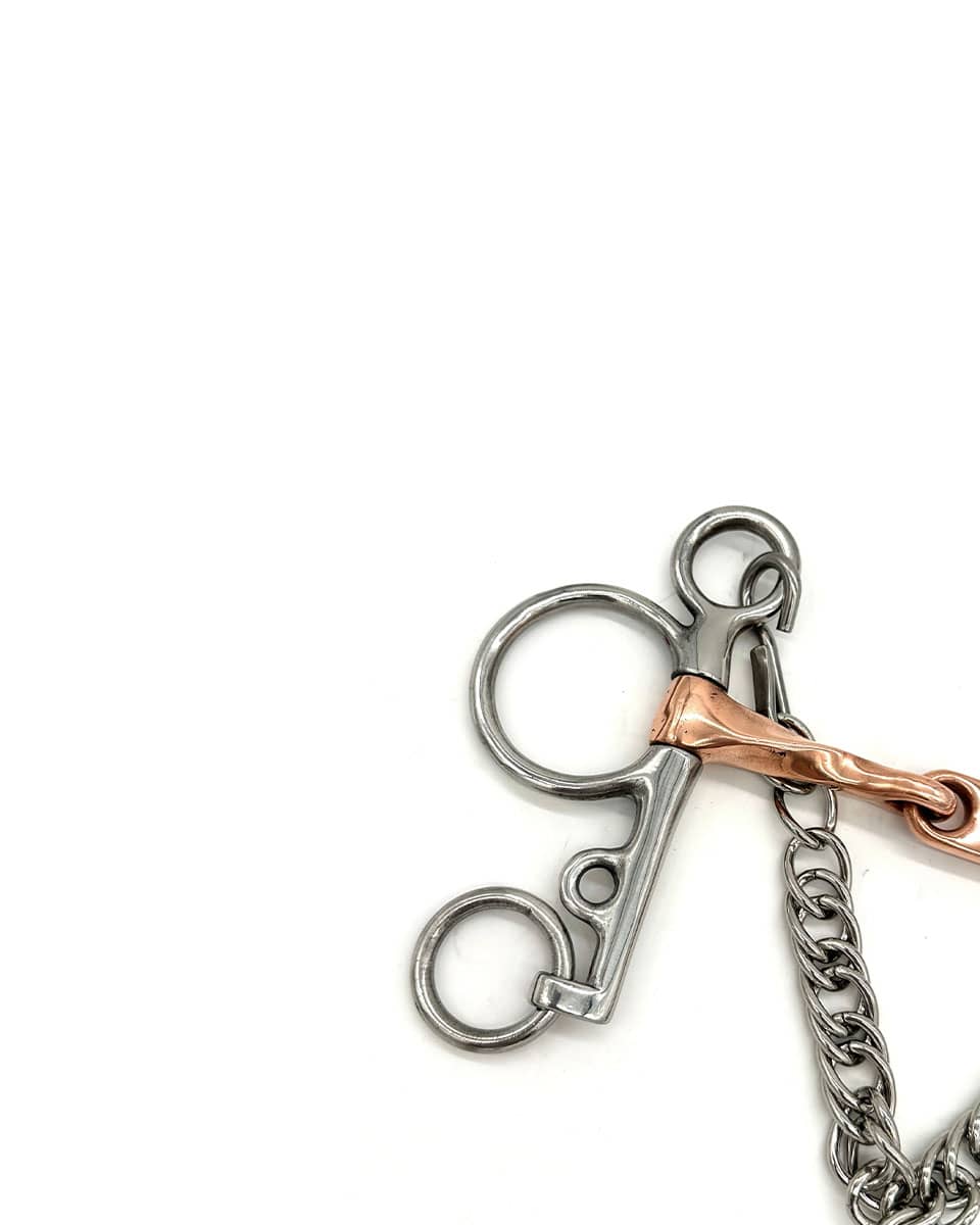 Twisted Copper Pelham with Dr. Bristol Link Bit