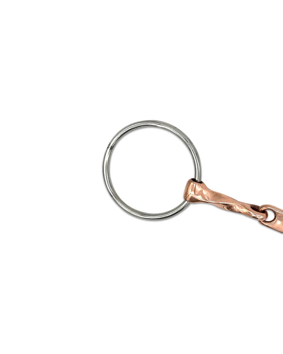 Twisted Copper Loose Ring with Dr. Bristol Link Bit