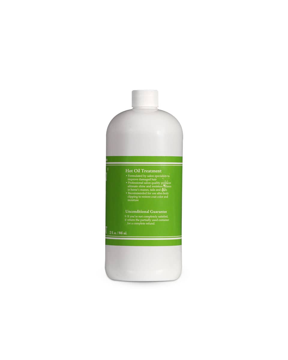 Ultra Hot Oil Treatment back label