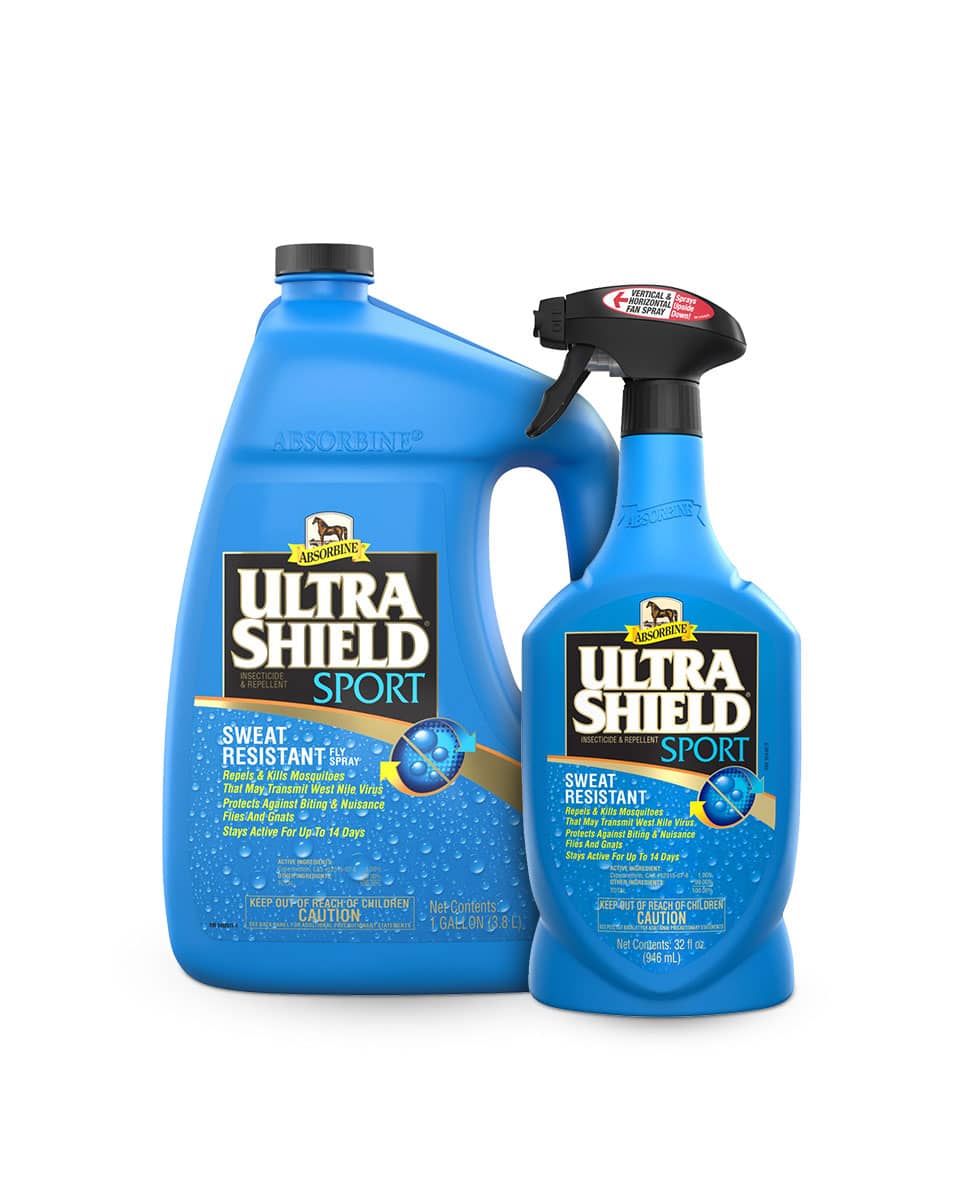 UltraShield Sport Insecticide & Repellent - Fly Spray for Horses