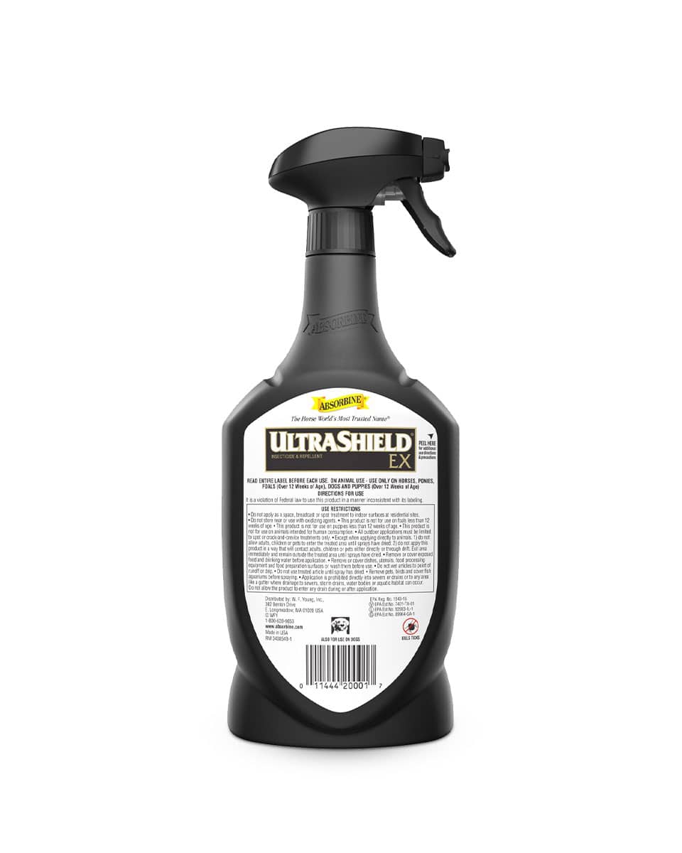 UltraShield EX Insecticide & Repellent - Fly Spray for horses