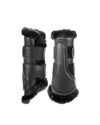 Equinavia Vali Ultra Fleece Brushing Boots - Black
