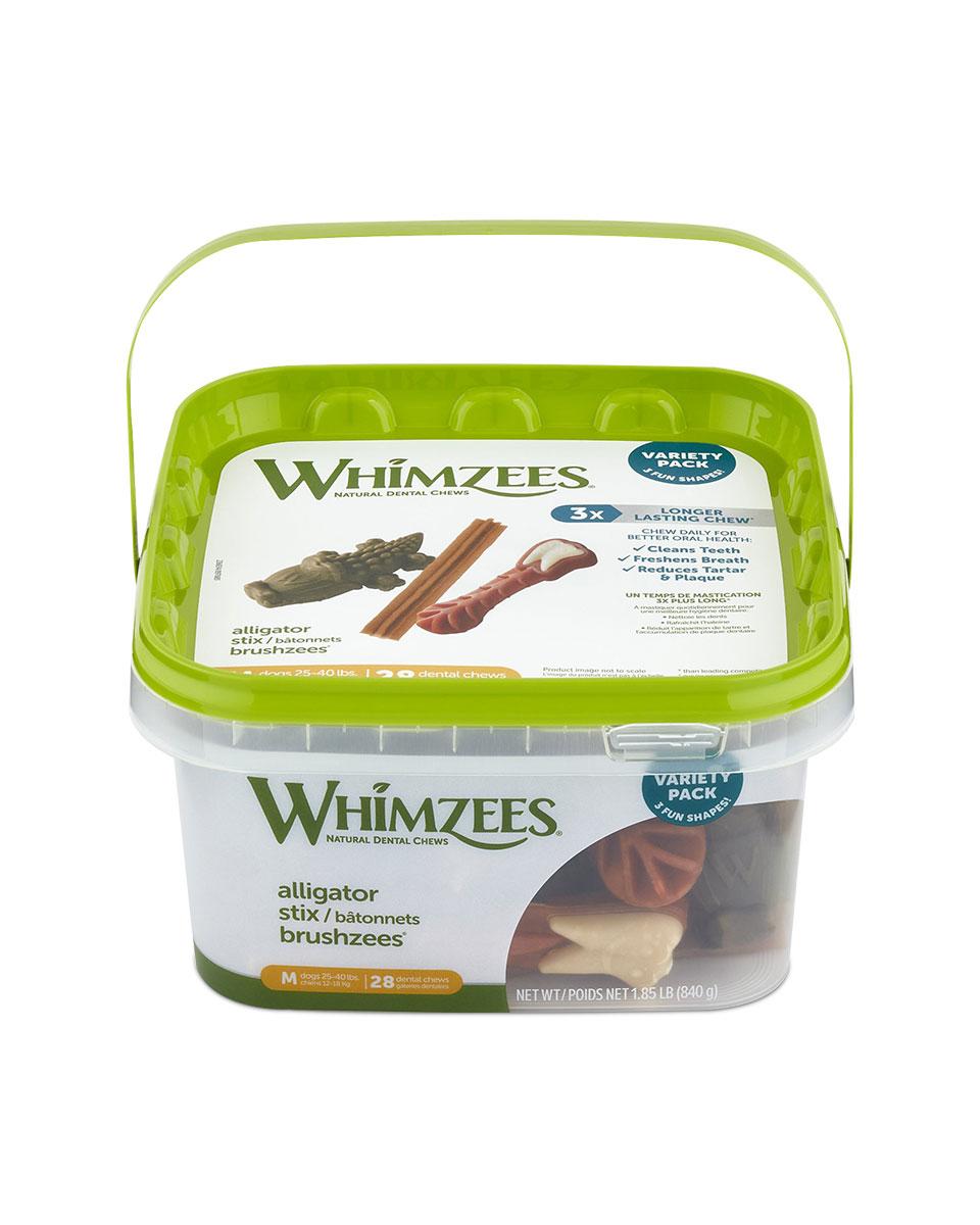 Whimzees Variety Pack Dog Dental Treats