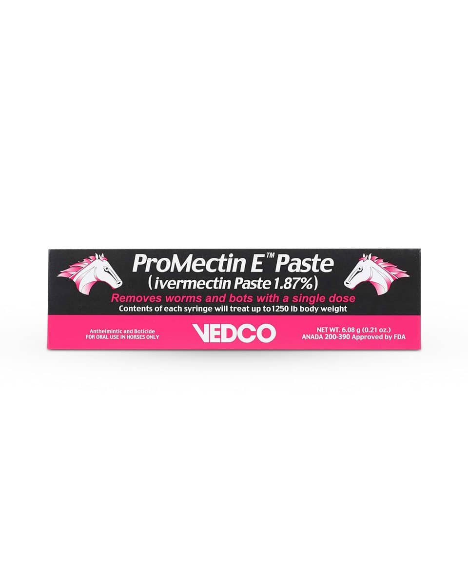 VedCo ProMectin E Paste (Ivermectin) 1.87% equine wormer