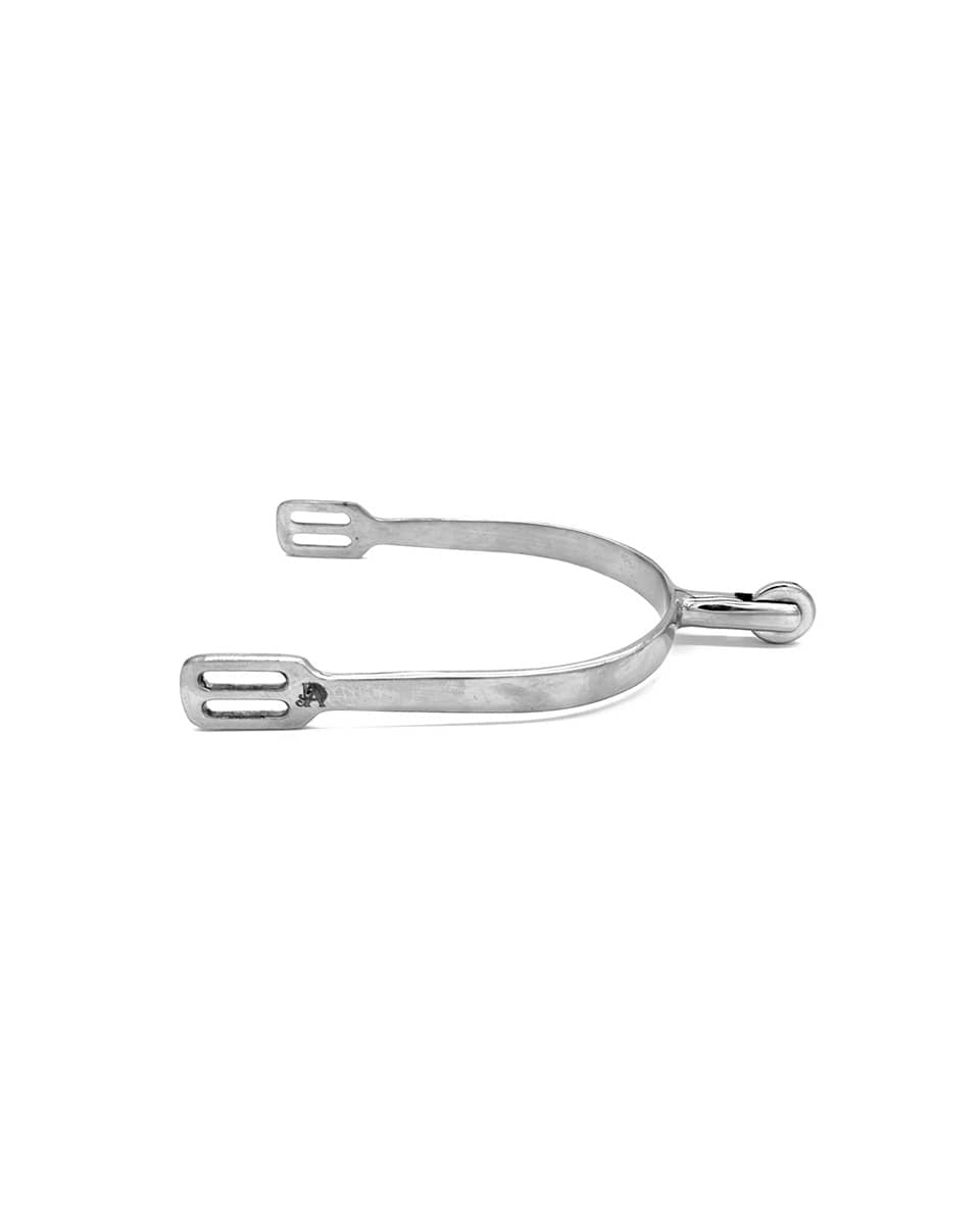 Jake Adams Equestrian Vertical Smooth Rowel Spurs - Long