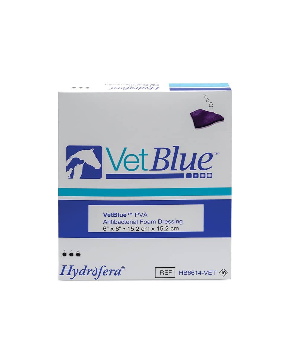 Hydrofera VetBlue PVA Foam Wound Dressing