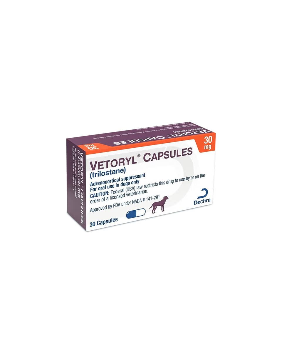 Vetoryl - 30mg/30 count for treatment of cushings in dogs