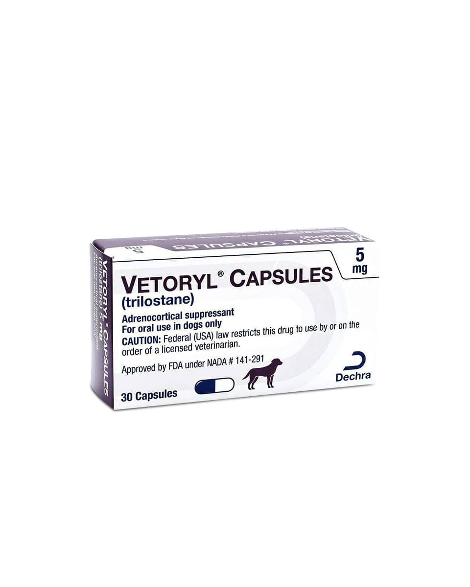 Vetoryl (Trilostane) - 30ct 5mg for Cushing's Disease in dogs