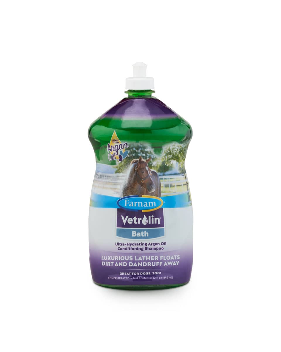 Vetrolin Bath conditioning shampoo for horses from Farnam