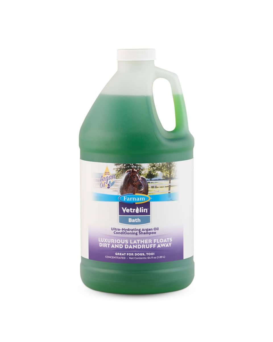 Vetrolin Bath conditioning shampoo for horses from Farnam