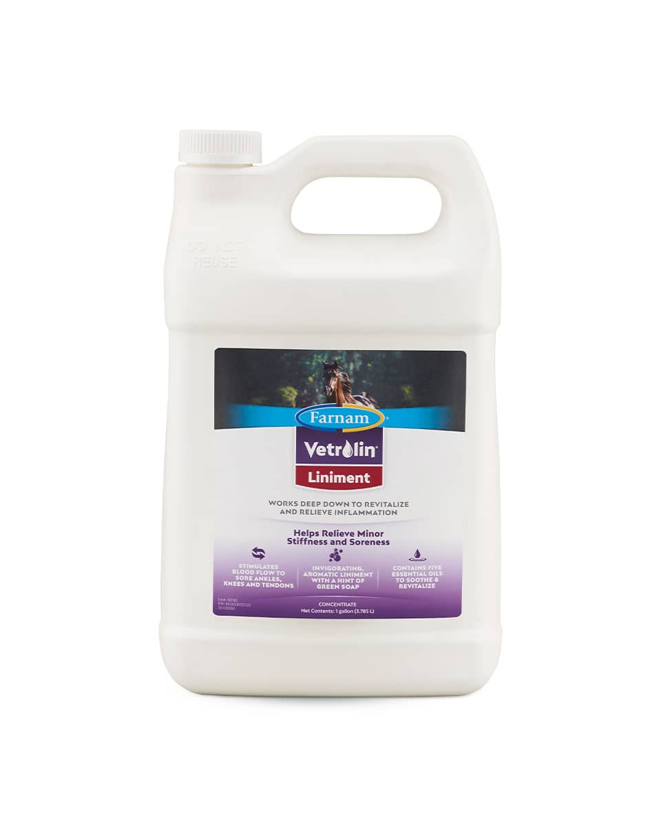 Vetrolin Liniment for horses from Farnman