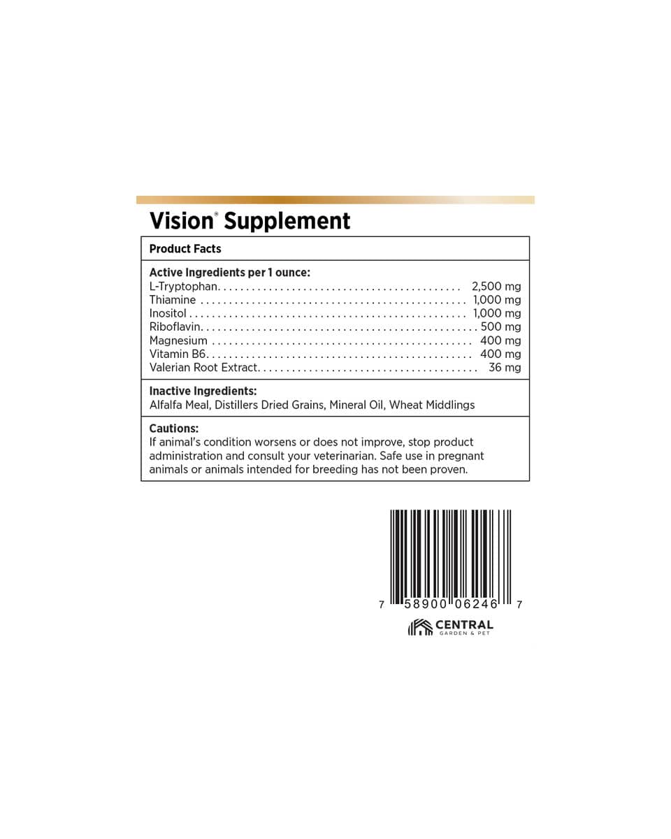 Vita-Flex Vision Pellets Ingredients