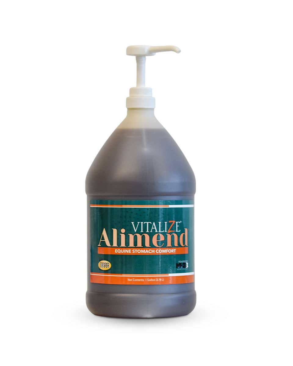 Vitalize Alimend from BioZyme, Inc. gastrointestinal supplement for horses 