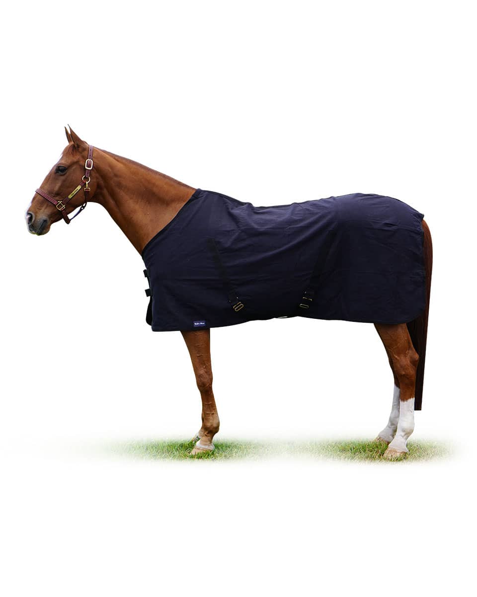 Wellie-Wear Black Cotton Stable Sheet