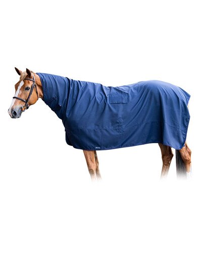 Wellie-Wear Extended Neck Navy Rain Sheet for Horses