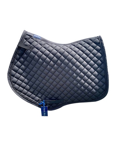 Wellie-Wear Black Fancy Quilt Jump Saddle Pad