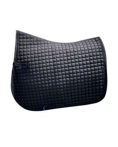 Wellie-Wear Black Square Quilt Jump Saddle Pad