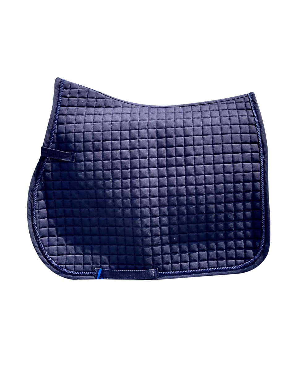 Wellie-Wear Navy Square Quilt Jump Saddle Pad