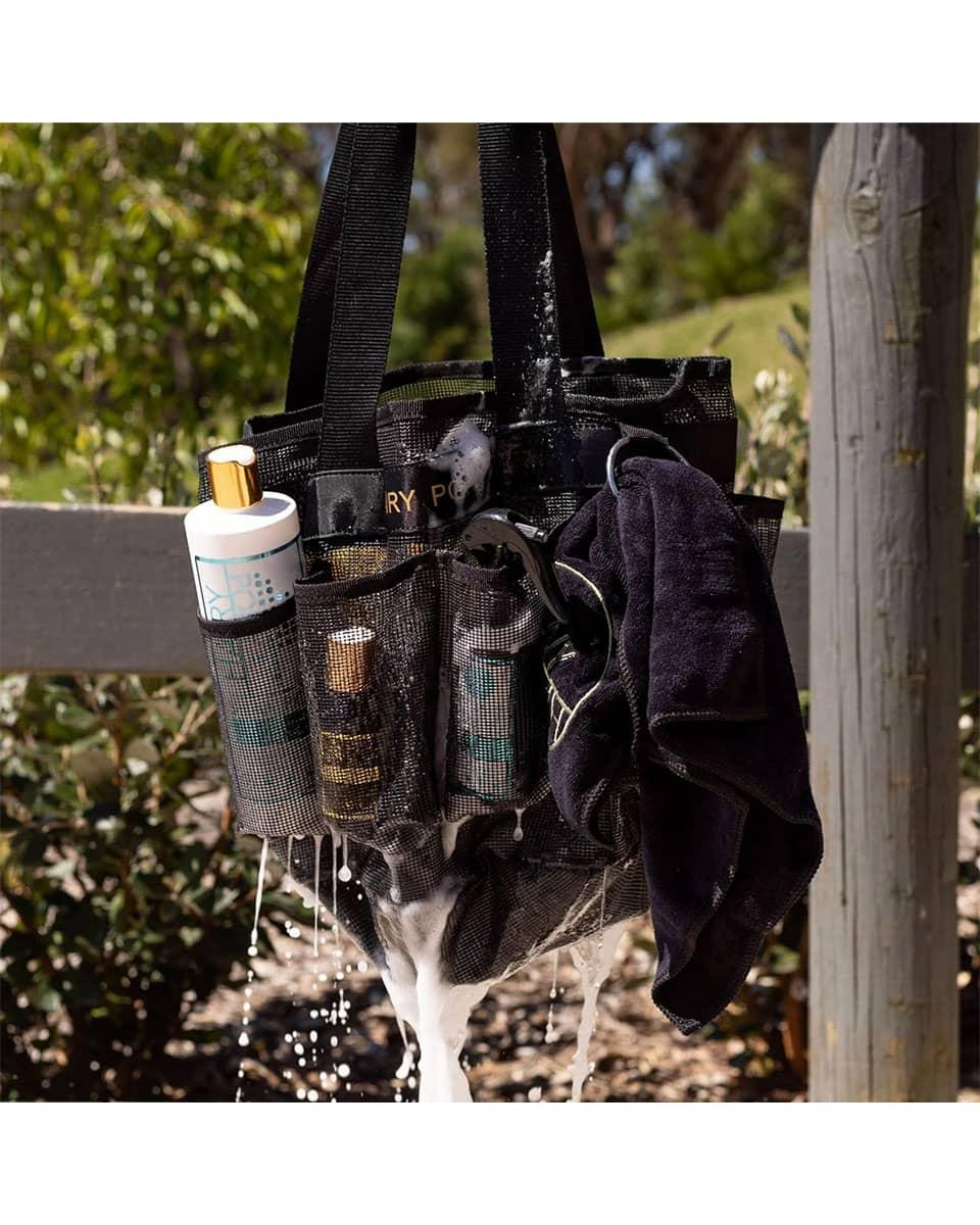 Hairy Pony Wash Bay Bag made with quick-drying mesh materials