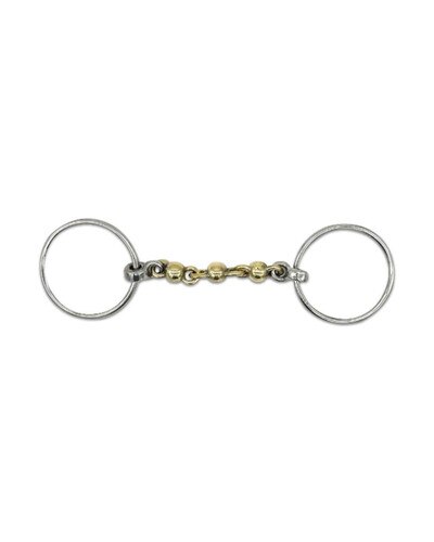 Brass Waterford Loose Ring Bit by Jake Adams Equestrian