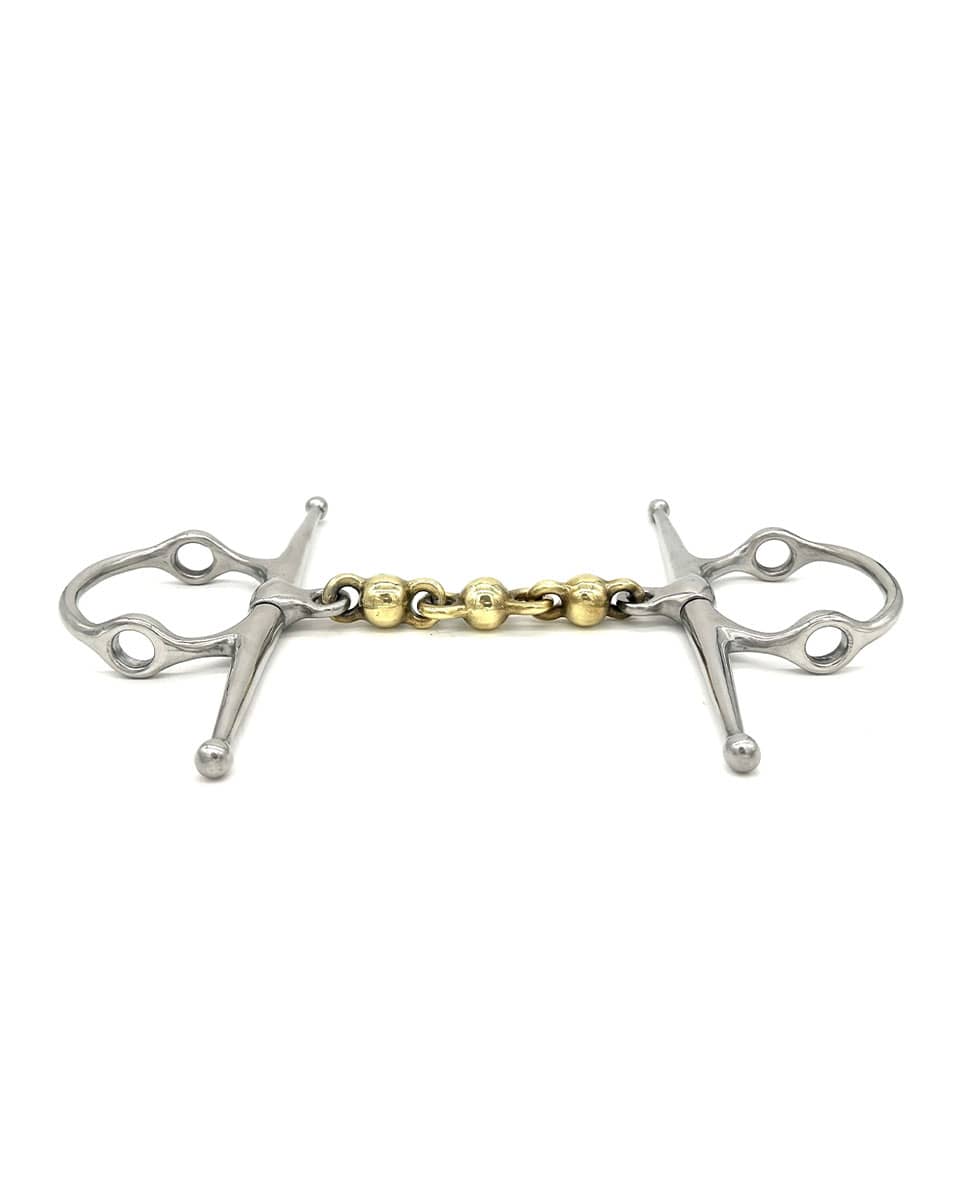 Jake Adams Equestrian Brass Waterford Nelson Gag Bit