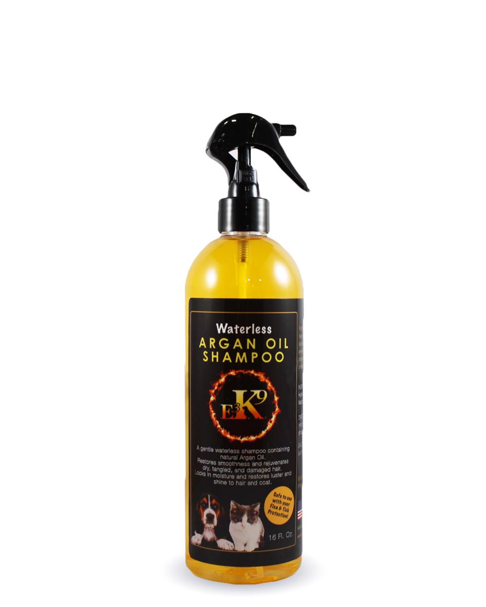 Waterless Argan oil shampoo for pets