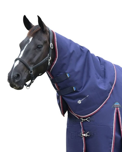 Weatherbeeta Comfitec Essential Neck Rug 0g Lite Navy/Burgundy