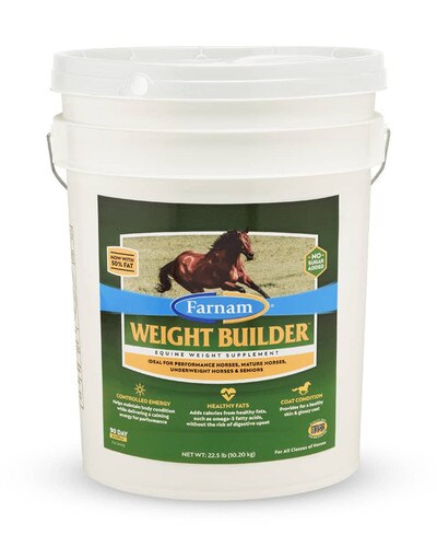 Weight Builder horse supplement by Farnam