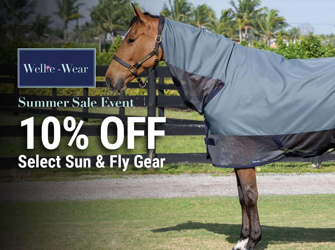 Wellie-Wear Fly, Rain and Sun sheets for horses on sale at FarmVet.